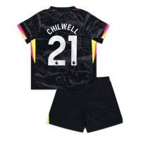 Camiseta Chelsea Ben Chilwell #21 Tercera Equipación para niños 2024-25 manga corta (+ pantalones cortos)